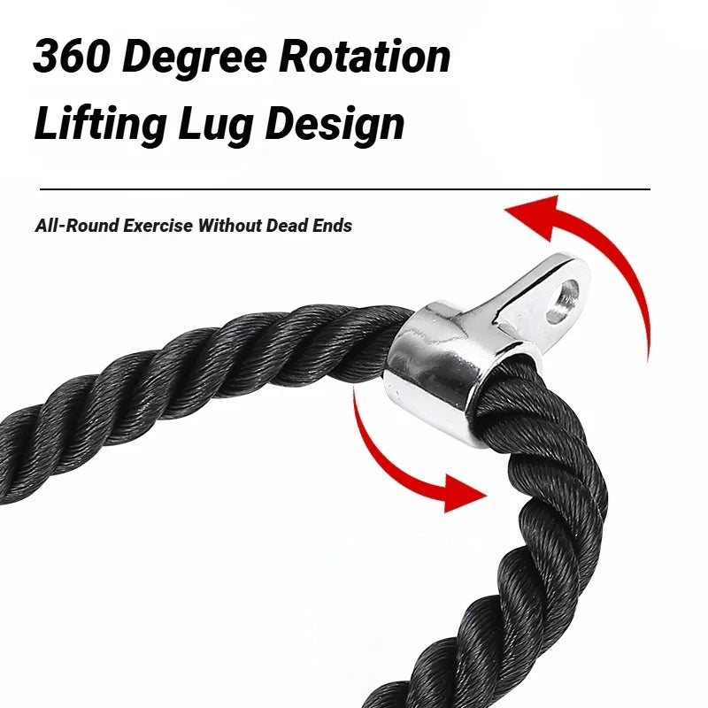 Biceps Training Gantry Frame Equipment Double Head Pull Rope Gym Accessories Triceps Lower Press Handle Tricep Laterals Muscle