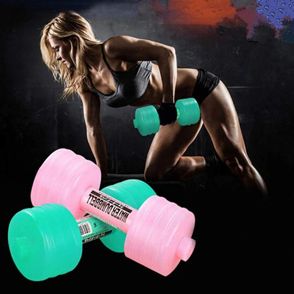 1kg Gym Weight Loss Exercise Women Comprehensive Home Water Dumbbells for Fitness Aquatic Barbell Portable Fitness Equipment