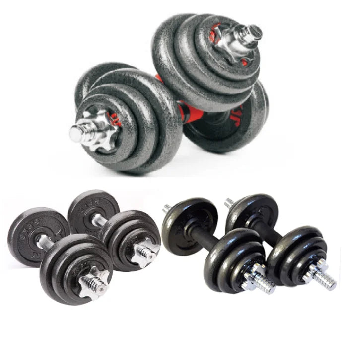 Custom  Adjustable Dumbbell Set 15 Kg To 30Kg Lbs Weight Lifting Round Paint Barbell Dumbbells