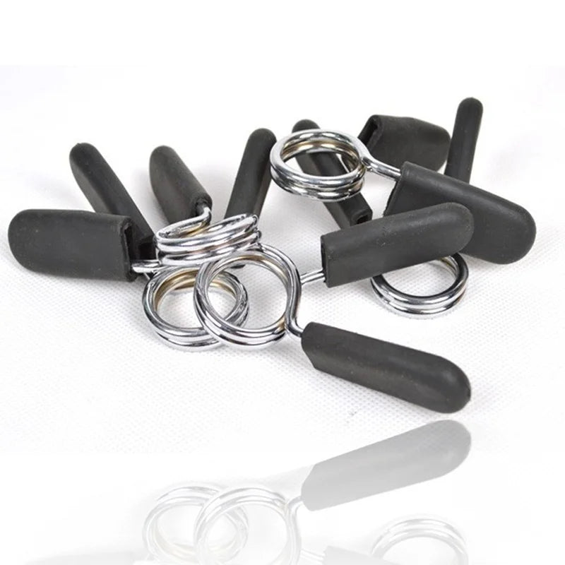 Dumbbell Bar Special Clamp Spring Clip Barbell Bar Clip Head Anti Loosening Dumbbell Accessories Weights for Fitness